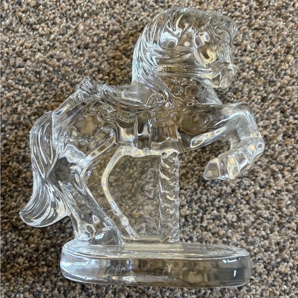 Waterford Crystal Horse Figurine - Transparent - Picture 3 of 5